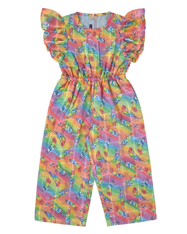 Multi Color Printed Jumpsuit