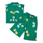 Green Floral Printed Top & Pant