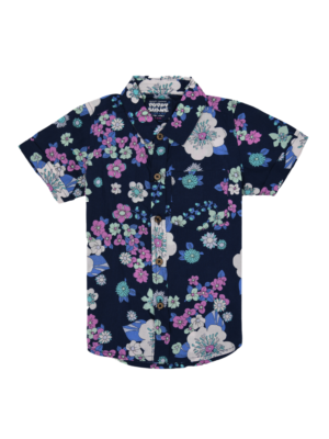 Navy Printed Shirt