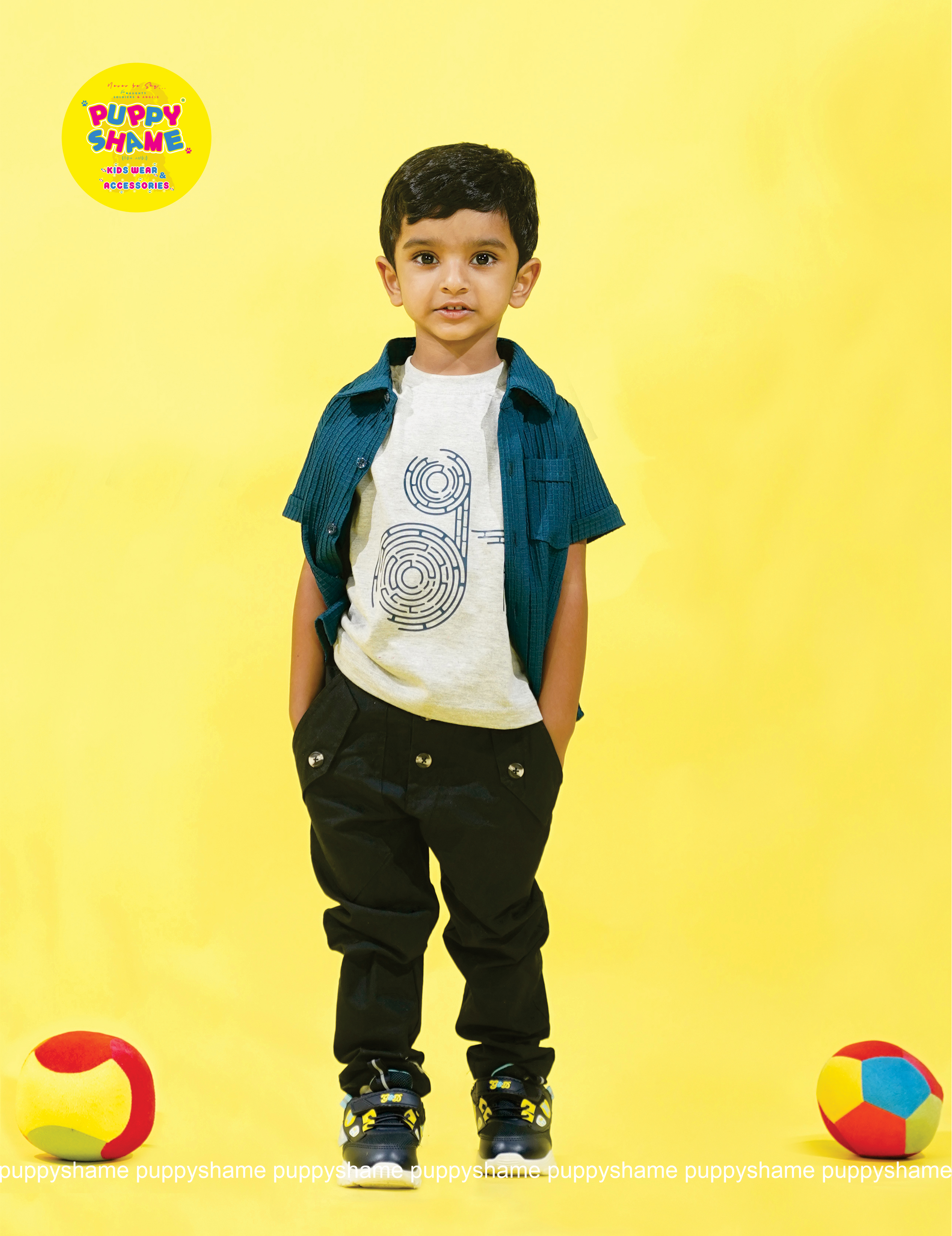 Boys Shirt & T shirt Set