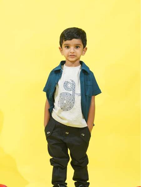 Boys Shirt & T shirt Set